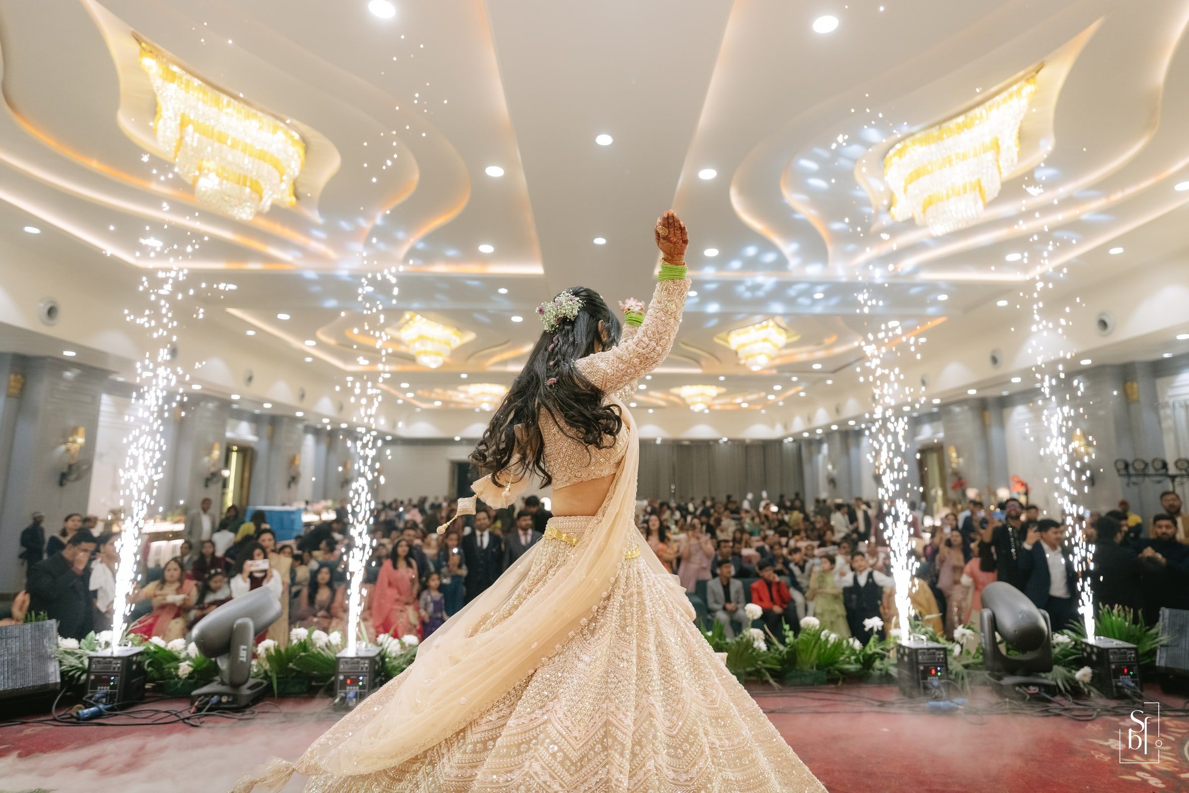 Wedding day moment captured candidly